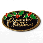 Merry Christmas - Oval