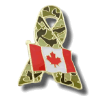 Ribbon - Camo w/Canada Flag