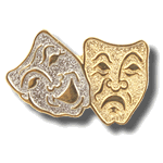 Theater Mask Pin