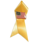 Yellow Ribbon - USA Flag